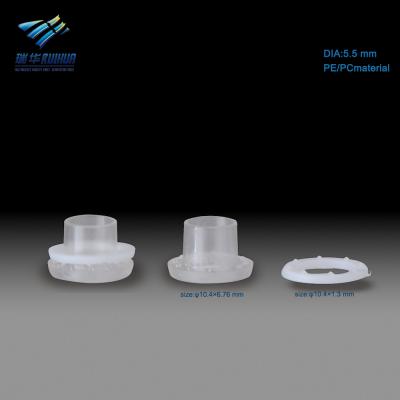 China Non Spill Shantou ruihua 5.5 mm Flexible Liquid Packaging Plastic Spout Cap for sale