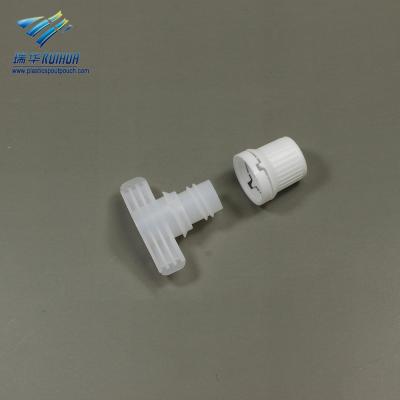 China Non Spill Liquid Ruihua Shampoo Packaging Bag 9.6mm Plastic Nozzle for sale