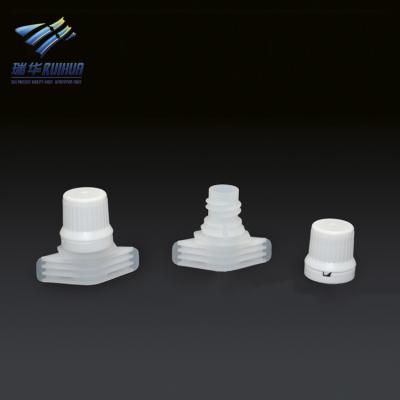 China High Quality Non Spill 9.6mm Plastic Bag Spout Cap Shape Shantou Manufacturer for sale