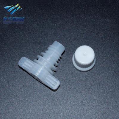 China Non Spill Juice Stand Up Plastic Food Spout Caps For Pouch Bags for sale