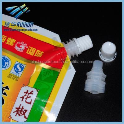 China Super Cheap Food Factory Price Food Stand Up Spout Pouch With Cap for sale