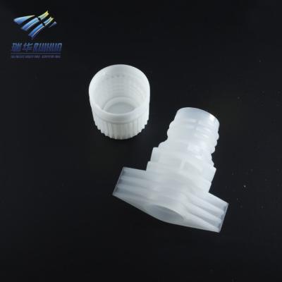 China Non Cheap Spill Plastic Jelly Spout 13mm PE Cap For Pouch for sale