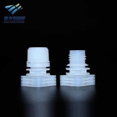 China Low Cost Plastic Disposable Suction Nozzle Standup Pocket Nozzle for sale