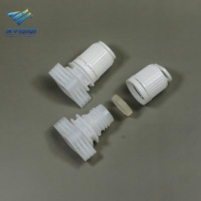 China Non Spill Accept Custom Plastic Factory Pouch Spout Pull Ring Cap 14mm for sale