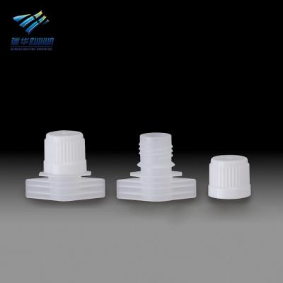 China Non Spill 15mm Plastic Drink Pouch Spout And Cap for sale