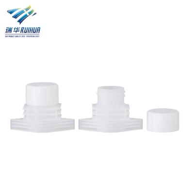 China Non Spill Flexible Liquid Packaging Spout Plastic Closures For Pouches for sale