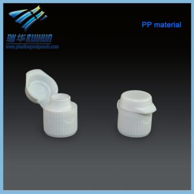 China Non Spill Small White Plastic Toothpaste Flip Top Caps for sale