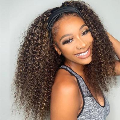 Κίνα High Quality Silky Straight Wave Hair Band Wig $24.9 Only Wholesale Full Machine Made Non Lace Front Braided Headband Braid Wig προς πώληση