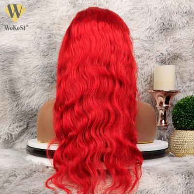 中国 Pineapple Wave Wig Drop Shipping 1B 99j Human Hair Red Lace Frontal Wig, Brazilian Raw 150% Mink Hair Wig, Virgin Lace Front Wig Hair 販売のため