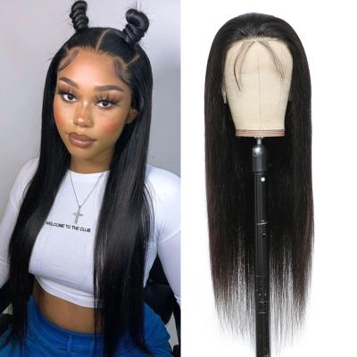 China Silky Straight Mink Brazilian Virgin Water Wave Wet and Wavy 13X4 Pre Plucked Lace Frontal Front Lace Hair Wigs for sale