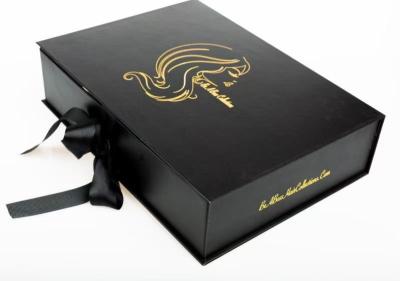 Chine Brand Printed Waterproof Customized Hair Extension Packaging Box For One Wig à vendre