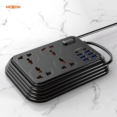 China Surge Protection with Fuse 2020 New Design UK 3 Pin Plug Power Strip with USB 2m Length Extension Socket for UK/USA/AU/EU for sale