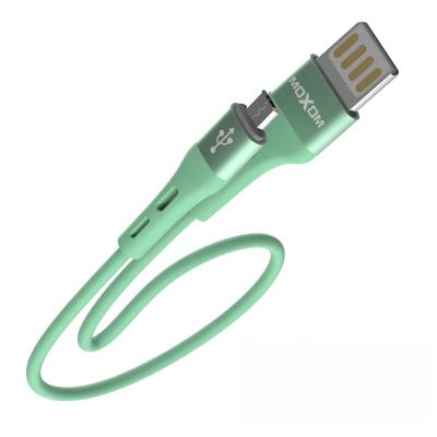 China BLIND PUG USB DESIGN MOXOM USB Cable 20cm Short Side Double Flexible Flat Cable With Reveal Light USB Data Line for sale