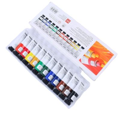 China Eco-friendly Custom Logo DIY Artist Water Based Acrylic Paints Set Nail Art Colors Paint 22ml *12 Colors for sale