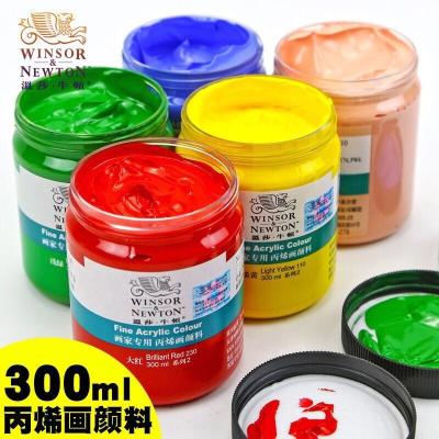 China Wide Color Selection Winsor and Newton Level S3 Gold and Silver Colors of 60 Colors 300ml Artist Grade Acrylic Liquid Paints Pigment for sale