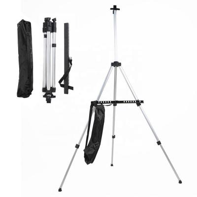 China HAITU Portable Easel Stand Adjustable Metal Easel Aluminum Alloy Painting Easel Painting Easel for Artist Sketch Drawing for sale