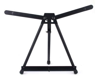 China Portable Aluminum Easel Tripod Easel Metal Sketch Painting Table Easel for sale