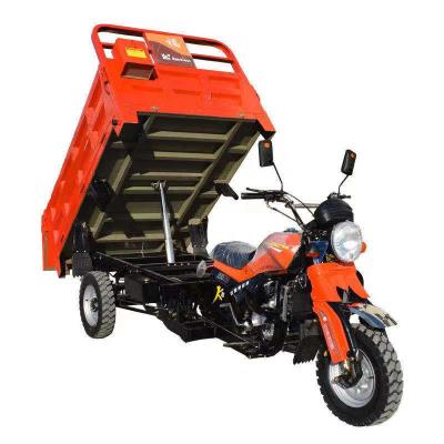 China High Quality Water Cooled Dump Cargo Motorcycle 200cc 300cc Three Wheel Gasoline Tricycle for sale