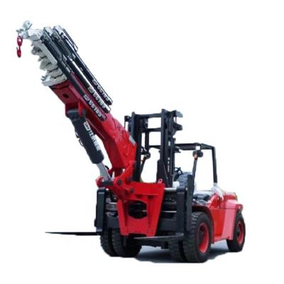 China Building Material Shops 8 Ton Forklift Detachable Hydraulic Telescopic Jib Boom Mechanical Boom for sale