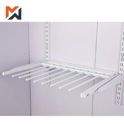 China Wardrobe Metal Wallslat Wardrobe Pants Rack for sale