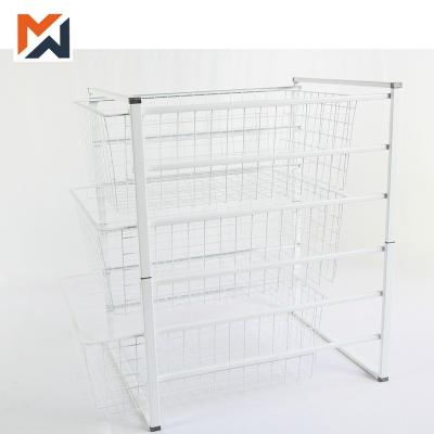 China Put out viable multi-layer storage basket drawer shelving for sale