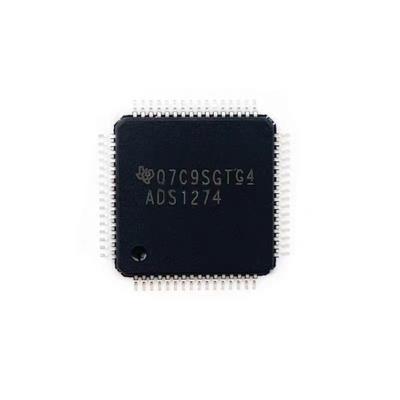 China Brand new original CDA standard HTQFP64 analog to digital converter imported ADS1274IPAPR chip for sale