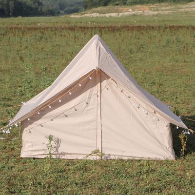 China Tube Type Tent Stake Double Room Big Vintage Small Room Cotton Cotton Tent Outdoor Nordic Lightweight Luxury Camp Hut for sale