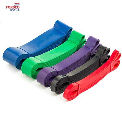 China High Quality Yoga Exercise Cross Fit And Fitness Body Stretch Latex Resistance Bands Exercising Set for sale