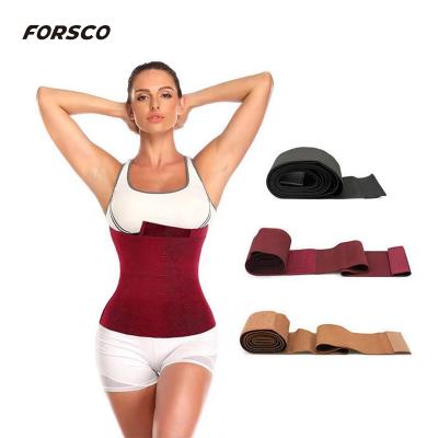 China Custom Women Shaper Red-Pink 35% Polyester OEM&ODM Latex+ 65% Shapewear Slimming Belts Belly Trimmer Bandage Waist Trainer Waist Wrap for sale