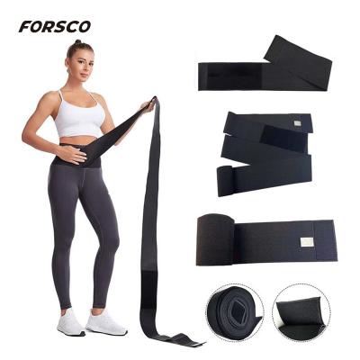 China 35% Latex+ 65% Polyester Stomach Wrap Bandage Stomach Wrap Bandage Belly Wrap Fajas Reductoras Cinta Modeladora Muj Elastic Invisible Waist Trainer for sale