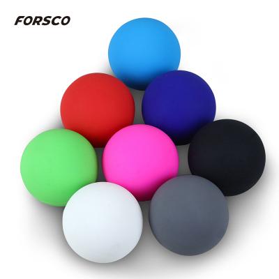 China Single Silicone Massage Ball Lacrosse Ball Silica Gel Silicone Ball for sale