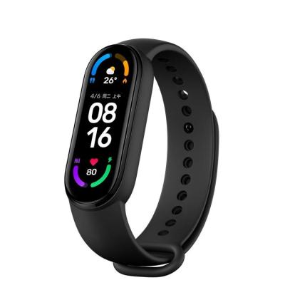 China Original Original Xiaomi MI Band 6 Heart Rate Monitor Fitness Tracker 1.56 Inch AMOLED Screen Smart Wristband APP Control Xiaomi MI Global Version for sale