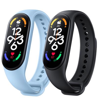 China Xiaomi MI Band 7 Bracelet 1.62 Inch AMOLED Display Smart Bracelet 1.62 Magnetic Blood Oxygen Heart Rate Health Tracking 5ATM Charging Xiaomi MI APP Control for sale