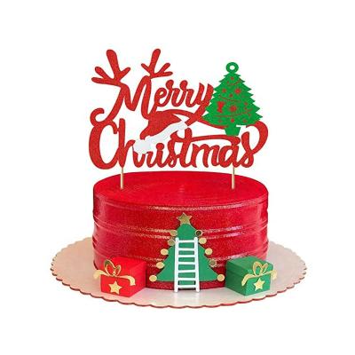 China 2021 Hot Selling Cake Acrylic Christmas Party Supplies Cake\Bakery\Amazon Pastry Packaging\Dessert Supplies for sale