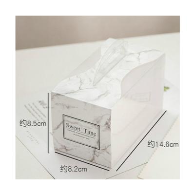 China Bulk Food Grade Custom Transparent Pet Plastic Decorative Wedding Cake Boxes for sale