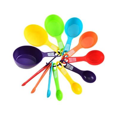 China 12 Pcs Sustainable Measuring Cup Flour Plastic Milk Powder Spoon Baking Accessories for sale