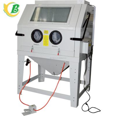 China Garment Shops Industrial Cabinet 990L Blaster. SBC990, sand blast machine, 90-125PSI sandblaster, sandblast equipment for cleaning metal for sale