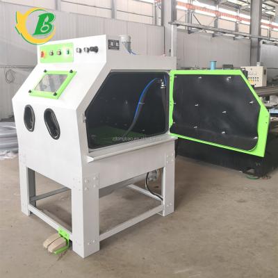 China Container cleaning low price wet sand blasting device/wet bottles/sand blast cabinet/sand blasting machine for sale