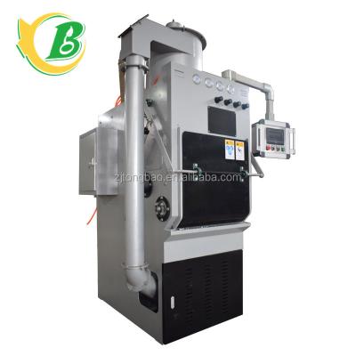 China Burnishing automatic rubber tumble belt sand blasting machine/blasting device/rubber conveyor belt crawler tumble type shot blasting for sale