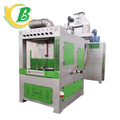 China Burnishing Rotary Table Shot Blasting Machine/rotary table sandblaster cabinet makers/automatic blast machines for sale