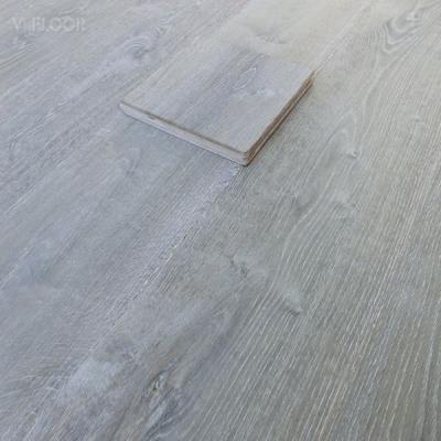 China Antique Style With Popular Design China Oak Ammonia Treated Timber Flooring With Pale Gray Color for sale