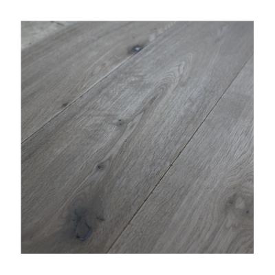 China Smoked 3 Layer Engineered Distressed Oak Flooring for sale