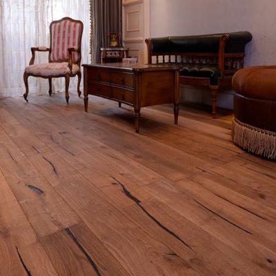 China Rustic Oak Plank Engineered European Oak Wood Flooring for sale