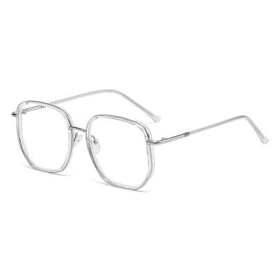 China For Reading Glass Classic Retro Silver Color Metal And TR90 Glasses Frame For Boys Girls Teenagers Age 12-25 Years for sale