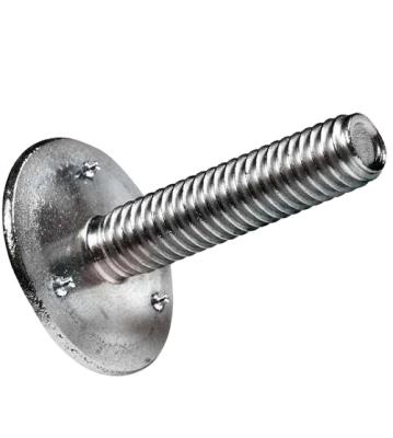 China Flat Head Stainless Steel Bolt And SS304 Nut Bolt Belt Screw Fastener DIN15237 Leite Stainless Steel for sale