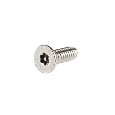 China 304 Stainless Steel Hex Socket Plum Round Torx Flat Head Countersunk Screw Anti Vandal for sale