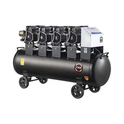 China OIL-LESS High Quality Factory Direct Sale 1.6KW 3.2KW 4.8KW 6.4KW 8bar 30L Silent Oil Free Air Compressor for sale