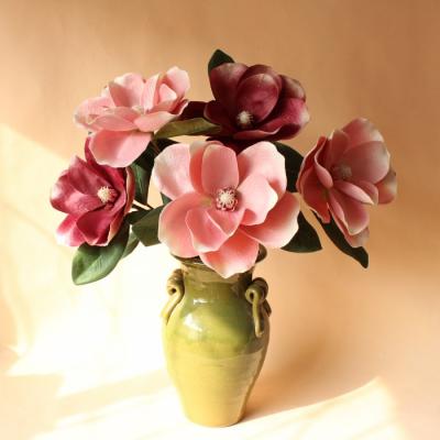 China 2022 hot sale wedding high-grade simulation flowers single-branch kapok 85cm length 17cm large flower for sale