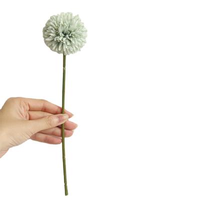 China Wedding& Home& Desktop Decoration Flower Plants Artificial Flower 2022 Hot Artificial Silk Dandelion Flower Ball Onion Decoration Sale Artificial Flowers For Home Decor for sale