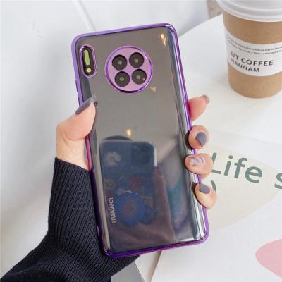 China Luxuxy Plating Silicone Snare Case For Huawei P40 Lite P30 Pro Mate 30 20 Nova 6 Mate 6SE 7 30 P30 P40 for sale